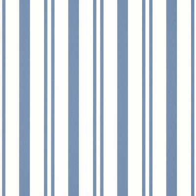 Thibaut Maggie Stripe Wallpaper in Blue